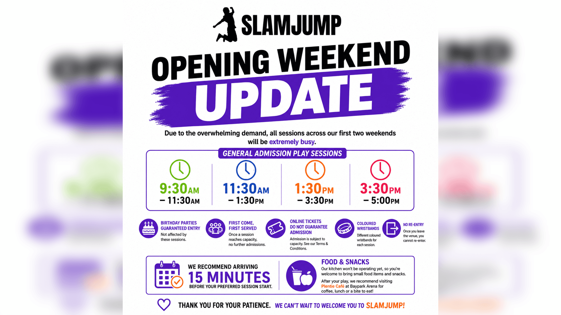 SlamJump Opening Weekend